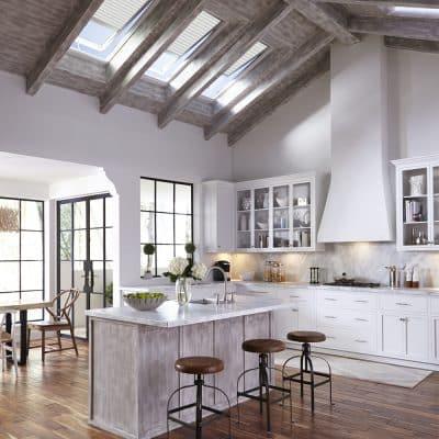 Bedroom with VELUX skylight