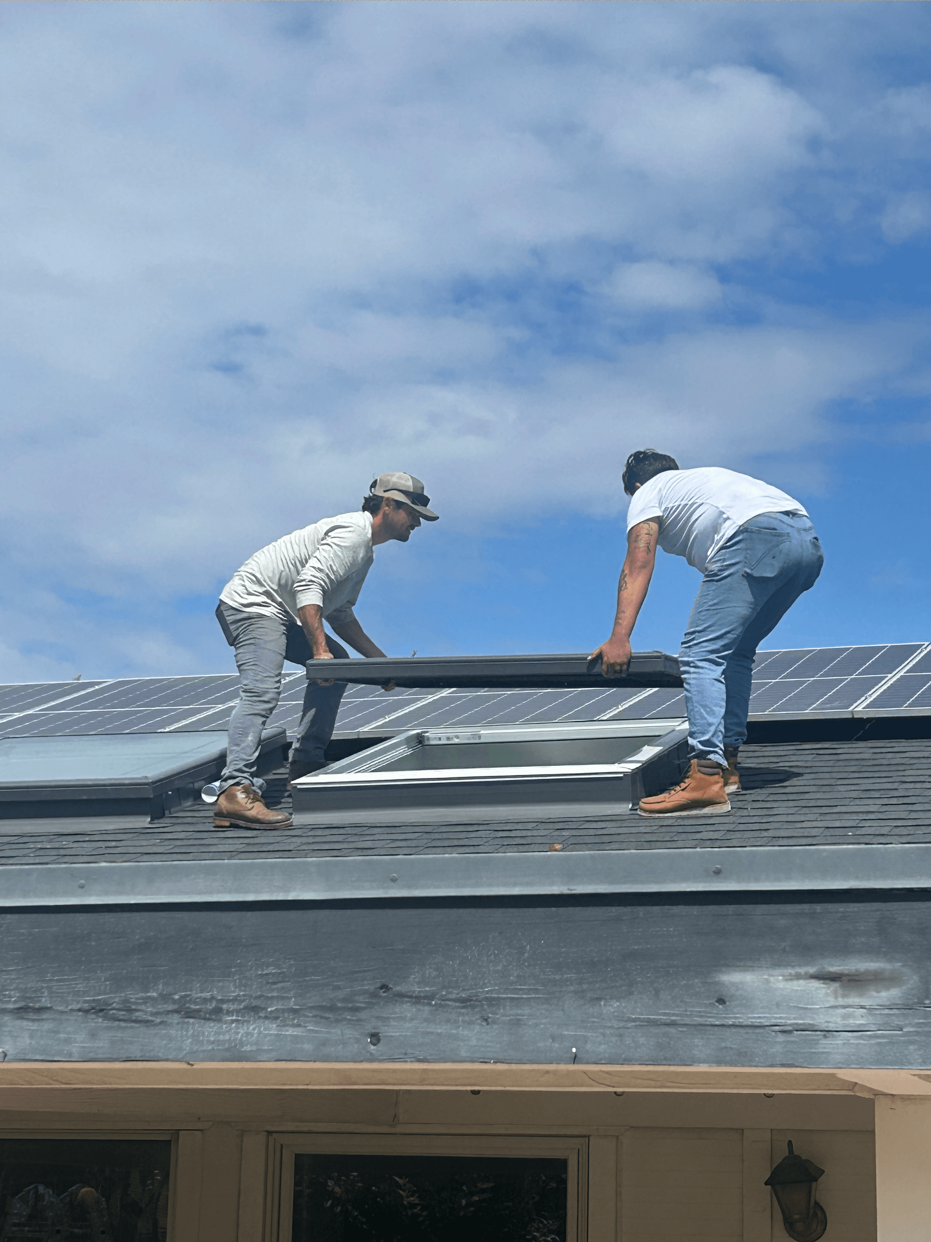 Bright modern room with VELUX skylight